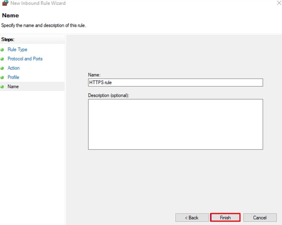 Enable Ports 443 and 8443 on Windows&nbsp;